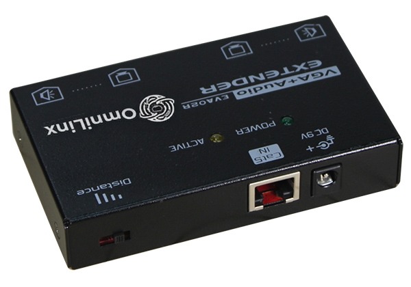 VGA and Audio Receiver over CAT.x, 1280x1024 at 150 m (EVA-02R), view 1