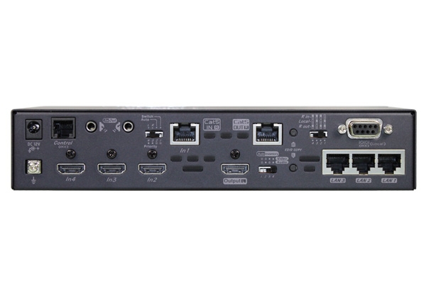 4K HDMI HDBaseT Repeater with Auto Switch, IR, LAN and Serial, 100 m (EVBMN-1492X), view 1
