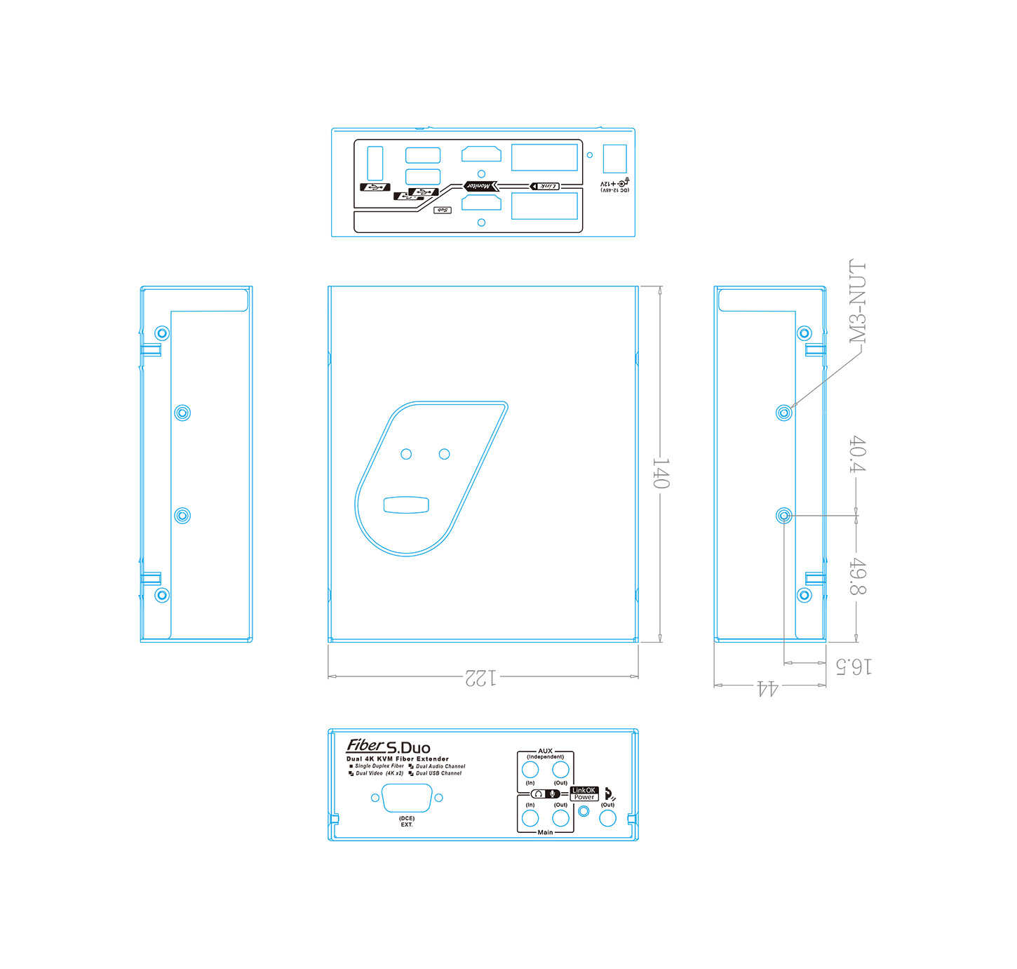 FXXMS-M043 dimensions