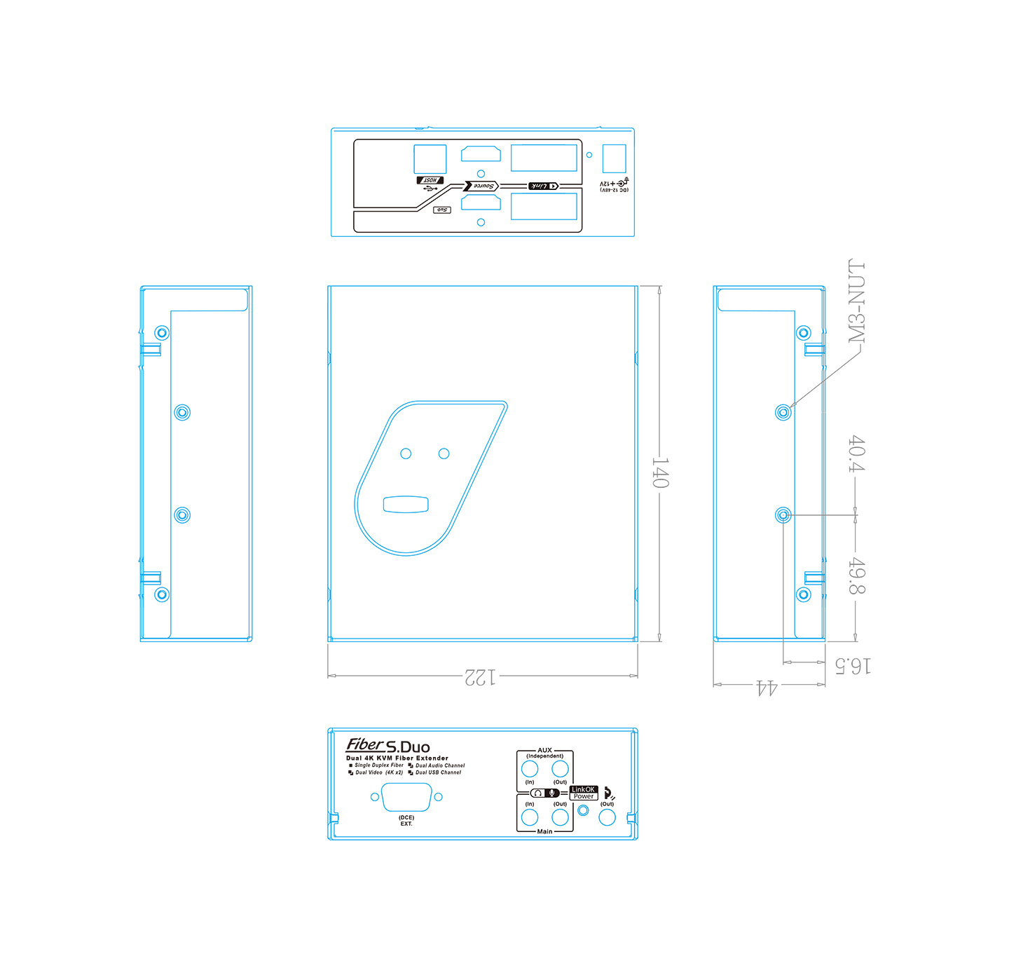 FXXMS-M043 dimensions