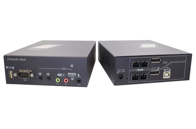 4K Dual-Display DisplayPort KVM Extender over Multi-Mode Fiber, 1 km (FXXPS-M043)