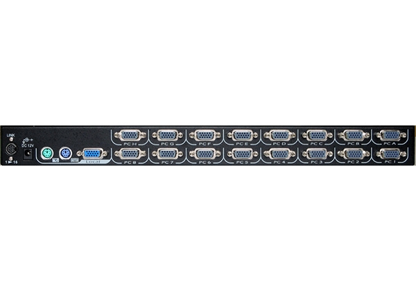 16-Port VGA KVM Switch Module, USB and PS/2 (IUM-116D), view 1