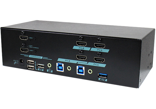 2-Port Dual-Monitor 4K HDMI KVM Switch with USB 3.2 Gen 1 (MAAG-G322)
