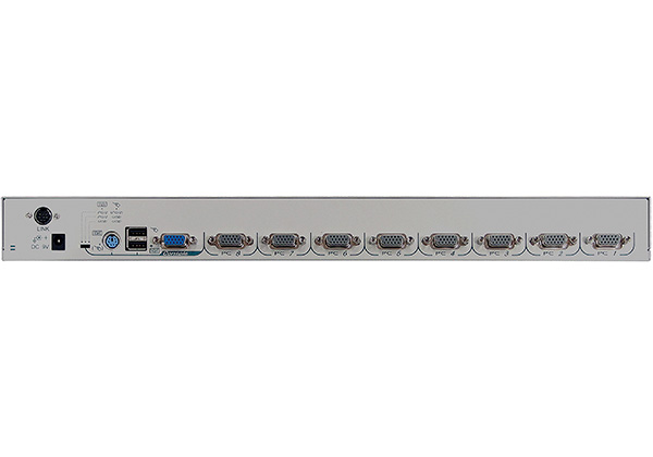 8-Port VGA KVM Switch with OSD, PS/2 and USB, 1U Rack (UCNV-108D)
