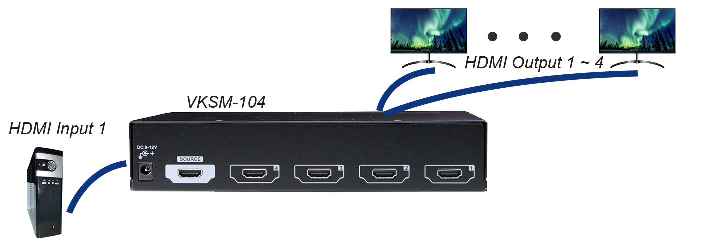 VKSM-104 connection diagram