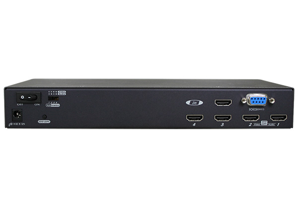 4-Port HDMI Splitter with EDID, HDCP, IR and Serial Control (VS3D-S1104)
