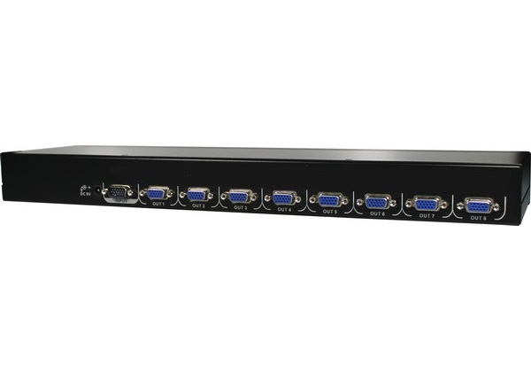 8-Port Rack-Mount VGA Video Splitter (VSA-108), view 1