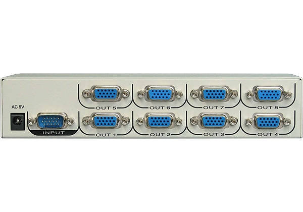 8-Port VGA Video Splitter (VSA-18), view 1
